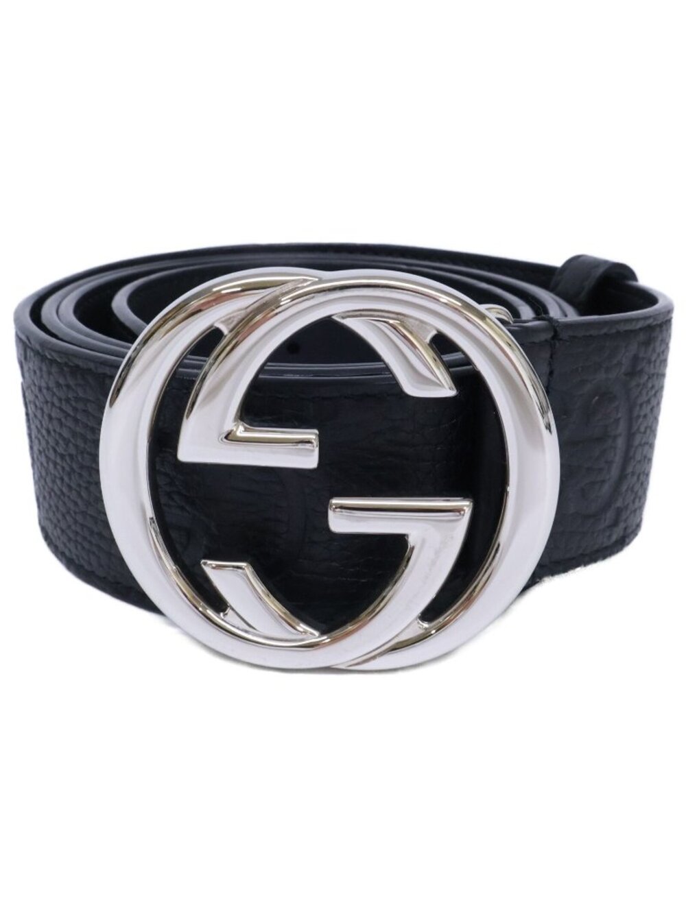 Gucci Aabza Interlocking G Signature Leather 105 42 Belt